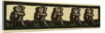 Illustration of English Tales Folk Tales and Ballads. Five Acrobats in a Row by Anonymous