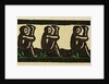 Illustration of English Tales Folk Tales and Ballads. Five Acrobats in a Row by Anonymous