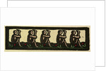 Illustration of English Tales Folk Tales and Ballads. Five Acrobats in a Row by Anonymous