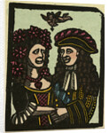 Illustration of English Tales Folk Tales and Ballads. Two People in Love by Anonymous