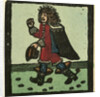 Illustration of English Tales Folk Tales and Ballads. A Man Dressed in Red Going for a Walk by Anonymous