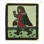 Illustration of English Tales Folk Tales and Ballads. A Man Dressed in Red Going for a Walk by Anonymous