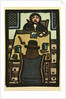 Illustration of English Tales Folk Tales and Ballads. Two People Sitting at a Table. Two Pipes and Two Mugs by Anonymous