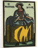 Illustration of English Tales Folk Tales and Ballads. A Woman with a Hoop Skirt by Anonymous