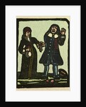Illustration of English Tales Folk Tales and Ballads. A Man and a Woman in Conversation by Anonymous