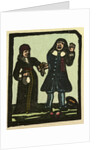 Illustration of English Tales Folk Tales and Ballads. A Man and a Woman in Conversation by Anonymous