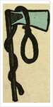 Illustration of English Tales Folk Tales and Ballads. An Axe with a Noose Coiled Around It by Anonymous