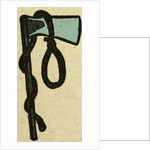 Illustration of English Tales Folk Tales and Ballads. An Axe with a Noose Coiled Around It by Anonymous