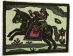 Illustration of English Tales Folk Tales and Ballads. Two Children on a Horse by Anonymous