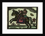 Illustration of English Tales Folk Tales and Ballads. Two Children on a Horse by Anonymous