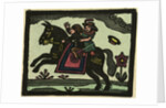 Illustration of English Tales Folk Tales and Ballads. Two Children on a Horse by Anonymous