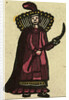 Illustration of English Tales Folk Tales and Ballads. A Woman Wearing a Red Dress by Anonymous