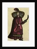 Illustration of English Tales Folk Tales and Ballads. A Woman Wearing a Red Dress by Anonymous