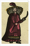Illustration of English Tales Folk Tales and Ballads. A Woman Wearing a Red Dress by Anonymous