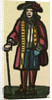 Illustration of English Tales Folk Tales and Ballads. A Man Wearing Colourful Clothes Holding a Walking Stick by Anonymous