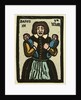 Illustration of English Tales Folk Tales and Ballads. A Woman Holding Two Babies by Anonymous