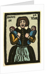 Illustration of English Tales Folk Tales and Ballads. A Woman Holding Two Babies by Anonymous