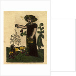 Illustration of English Tales Folk Tales and Ballads. A Woman Feeding Ducks by Anonymous