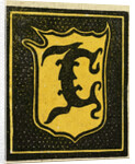Illustration of English Tales Folk Tales and Ballads. A Coat of Arms Depicting the Letter C by Anonymous