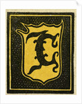 Illustration of English Tales Folk Tales and Ballads. A Coat of Arms Depicting the Letter C by Anonymous