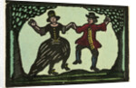Illustration of English Tales Folk Tales and Ballads. A Woman and a Man Dancing by Anonymous