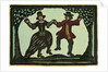 Illustration of English Tales Folk Tales and Ballads. A Woman and a Man Dancing by Anonymous