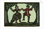 Illustration of English Tales Folk Tales and Ballads. A Woman and a Man Dancing by Anonymous