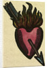 Illustration of English Tales Folk Tales and Ballads. A Burning Heart Pierced by an Arrow by Anonymous