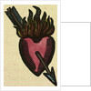 Illustration of English Tales Folk Tales and Ballads. A Burning Heart Pierced by an Arrow by Anonymous
