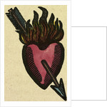 Illustration of English Tales Folk Tales and Ballads. A Burning Heart Pierced by an Arrow by Anonymous