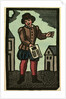 Illustration of English Tales Folk Tales and Ballads. A Man Showing a Piece of Paper by Anonymous