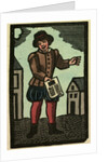 Illustration of English Tales Folk Tales and Ballads. A Man Showing a Piece of Paper by Anonymous