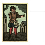 Illustration of English Tales Folk Tales and Ballads. A Man Showing a Piece of Paper by Anonymous