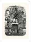 Entrance to the Church of Santa Maria Del Mar, Barcelona, Spain by Anonymous