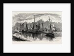 Trawlers Near the Ferry by Anonymous