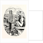 Le Stryge, the Grotesque at the Paris Notre Dame Cathedral, France by Anonymous