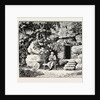 The Hermit at His Morning Devotions by Anonymous