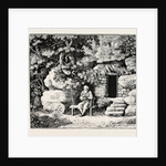 The Hermit at His Morning Devotions by Anonymous
