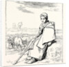 Shepherding, La Bergere, Shepherd by Anonymous