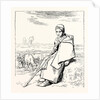 Shepherding, La Bergere, Shepherd by Anonymous