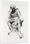 Hamlet, from the Statue by Lord Ronald Gower, Etching by Anonymous