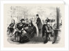 Interior of an American Railway Carriage 1861 by Anonymous