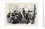 Interior of an American Railway Carriage 1861 by Anonymous