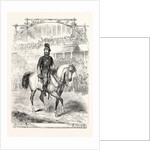 The Volunteer Sham Fight at Brighton on Easter Monday: Lord Ranelagh Passing the Grand Stand by Anonymous