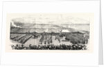 The Volunteer Sham Fght at Brighton on Easier Monday: View from the Grand Stand the Troops Marching Past by Anonymous