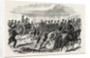 The Volunteer Sham Fight at Brighton on Easter Monday: The Sussex Artillery Ascending the Downs by Anonymous