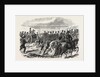 The Volunteer Sham Fight at Brighton on Easter Monday: The Sussex Artillery Ascending the Downs by Anonymous