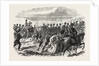 The Volunteer Sham Fight at Brighton on Easter Monday: The Sussex Artillery Ascending the Downs by Anonymous