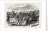 The Volunteer Sham Fight at Brighton on Easter Monday: The Sussex Artillery Ascending the Downs by Anonymous