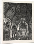 New Church in Tottenham Pars Wilts: View from the End of the Nave by Anonymous